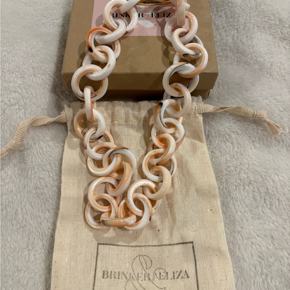 Brinker + Eliza Shell Link Necklace